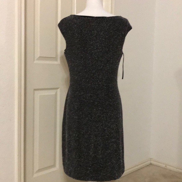 Lauren Ralph Lauren Petite Metallic Cowl-Neck - Picture 5 of 5